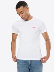 LEVI'S T-Shirt '2 Pack Crewneck Graphic' nachtblau/rot/weiß