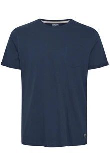 Blend T-Shirt Einfarbiges Rundhals T-Shirt aus Baumwolle BHNASIR (4034)