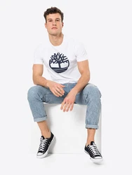 Timberland T-Shirt Kennebec River Tree dunkelblau/weiß