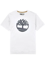 T-Shirt navy / wei
