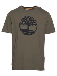 T-Shirt 'Kennebec River' dunkelgrn / schwarz
