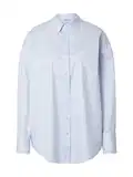Plave Bluze s Podignutim Ovratnikom image