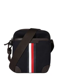 TOMMY HILFIGER Umhängetasche navy / weiß / hellrot / pueblo