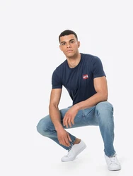 LEVI'S T-Shirt '2 Pack Crewneck Graphic' navy/rot/wei
