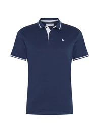 Poloshirt dunkelblau / wei