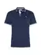 JACK & JONES Poloshirt dunkelblau / wei