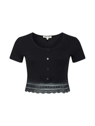 Tričko 'Carin' černá