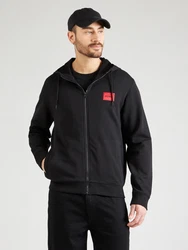 HUGO Sweatshirt Herren Sweatjacke Daple212 rot/schwarz (Daple212)