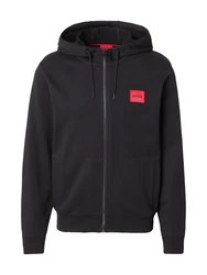 HUGO Sweatshirt Herren Sweatjacke Daple212 rot/schwarz (Daple212)