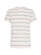 Iriedaily T-Shirt 'Monte Noe' ecru / hellblau / rot / schwarz