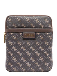 GUESS Guess UMHÄNGETASCHE VEZZOLA 4G LOGO braun