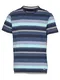 BLEND T-Shirt blue denim / trkis / marine