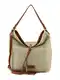 TAMARIS Vrečasta torba ''''Claudia''''  kaki / karamel