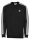 ADIDAS ORIGINALS Sweatshirt 'Adicolor Classics 3-Stripes' schwarz / wei