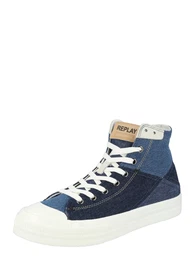 Sneaker ''''REBEL'''' blue denim / weiß / dunkelblau