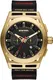 DIESEL Uhr gold / schwarz