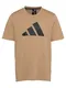 ADIDAS PERFORMANCE Funkcionalna majica  rjava / črna