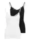 Vero Moda Petite Top 'Inge'  černá / bílá