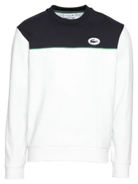 Sweatshirt weiß / nachtblau / jade