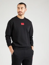 HUGO Sweatshirt Diragol212 Rundhals rot/schwarz