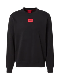 HUGO Sweatshirt Diragol212 Rundhals rot/schwarz