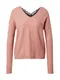 VERO MODA Pulover ''''RANA''''  roza / črna