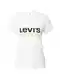 LEVI''''S Majica  bela / črna / meta / pastelno oranžna