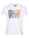 G-Star RAW Majica  bela / oranžna / marine / siva