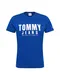 Tommy Jeans Majica  kobalt modra / bela