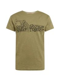 Shirt oliv / schwarz