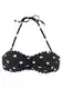 LASCANA Bikini gornji dio  crna / bijela