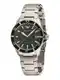 Emporio Armani Analogna ura  srebrna / temno zelena
