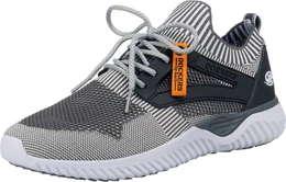 Sneaker hellgrau / orange / schwarz / weiß