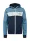INDICODE JEANS Jacke 'Keyse' navy / hellblau / weiß