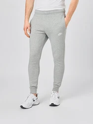 Nike Sportswear Hose 'Club Fleece' hellgrau/weiß