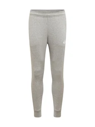 Nike Sportswear Hose 'Club Fleece' hellgrau/weiß