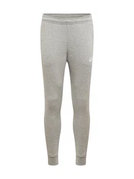 Hose 'Club Fleece' hellgrau / wei