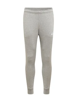 Nike Sportswear Hose 'Club Fleece' hellgrau/weiß