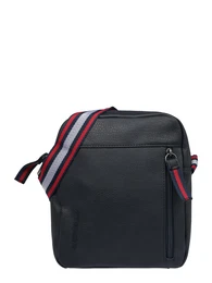 Umhngetasche ''''Warren'''' navy / rot / naturwei