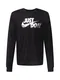 Nike Sportswear Sweatshirt schwarz / silber