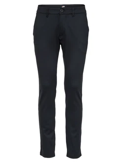 Denim Project Hose 'Ponte Roma Plain' marineblau