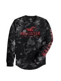 Shirt schwarz / rot / grau