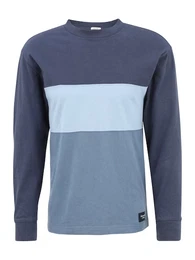 Pullover weiß / blau / taubenblau
