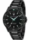 Maserati Analoguhr ''''Aqua Edition'''' schwarz / aqua