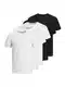 JACK & JONES Majica  rna / bela