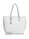 TAMARIS Nakupovalna torba ''''Anastasia''''  svetlo siva / bela