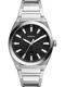 FOSSIL Uhr schwarz / silber