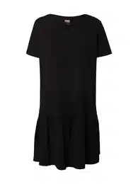 Urban Classics Šaty 'Valance' černá