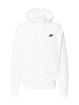 Nike Sportswear Sweatjacke 'Club Fleece' schwarz/weiß