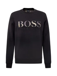 Casual Sweatshirt ''''Welogo'''' schwarz / taupe